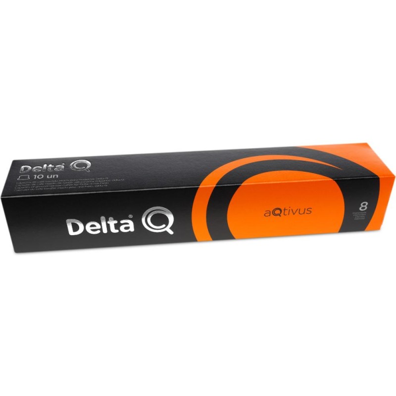 Cápsula de Café Delta Q Aqtivus Intensidade 8 - 10 Cápsulas